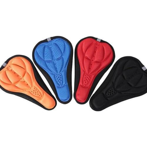 Bicycle Saddle 3D Ultra Soft Cycling Seat Cover MTB Mountain Bike Thickene Sponge Pad Outdoor Breathable Gel Pad Cushion Cover