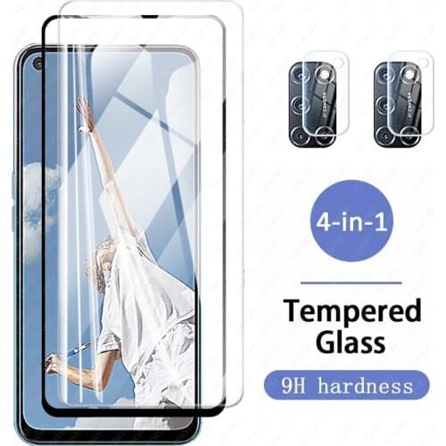 For Oppo A52 Protectve Glass On for Oppo A52 Glass Screen Protector And Camera Len Glas OppoA52 A 52 52a CPH2061 Protection Film