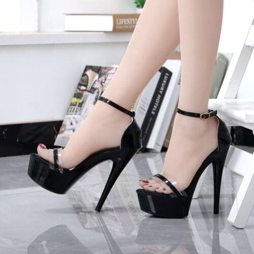 5Inches Snake Print Women High Stripper Heels Open Toe Dress Concise Platform Sandals Sexy Fetish Nightclub Pole Dance Shoes