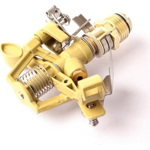 3pcs 1/2 Inch Metal Impact Sprinkler Copper Rotate Impulse Sprinkler Green Thumb Lawn Garden Nozzle