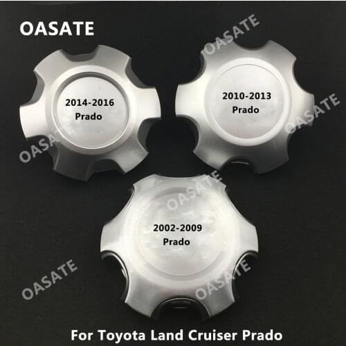 4Pcs Alloy Wheel Center Hub Cap Rim caps For Toyota Land Cruiser 2002-2018 Prado 120 TX VX 2700/4000 4.0L Studs With logo