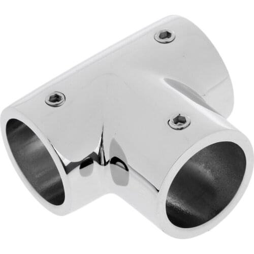 8 Pcs Durable Boat Yacht Hand Rail 1" Tee - 316 Stainless Steel Fitting