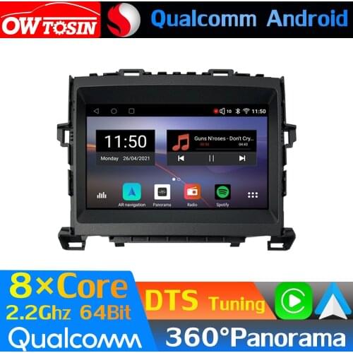 Qualcomm 8Core Android Car Multimedia For Toyota Alphard Vellfire AH20 2008-2015 GPS DTS HIFI 360 Panoramic Radio CarPlay HDMI