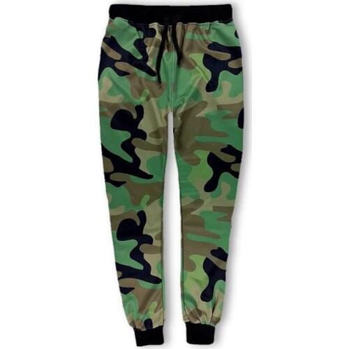Casual Pants Men Fitness Trousers Fashion Harajuku Hip Hop Style Army Camouflage Sweatpants Joggers Sweat Harem Tracksuit Unisex