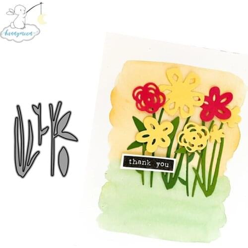 CH Flowering branch Metal cutting dies stencil Greeting Card Decoration DIY Scrapbooking Scrapbook Paper Photo Album