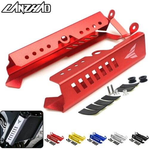 CNC Aluminum Motorcycle Radiator Side Cover Left Right Protector Guard Red Blue Gold Black for Yamaha MT09 2014 2015 2016 2017