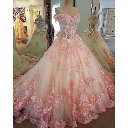 Elegant Sweetheart Neck Beaded Sequined Ball Gown Quinceanera Dress Appliques Debutante Dress For Vestido de 15 anos