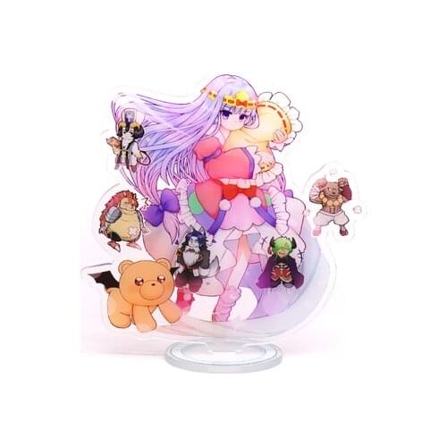 HOT Sleepy Princess in the Demon Castle Maoujou de Oyasumi Aurora Suya Rhys Decor Kaymin Two-sided Stand Model Plate Anime Desk
