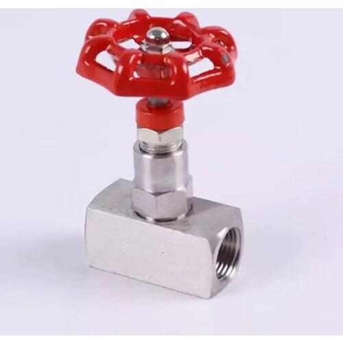 J13W 160P Female 304 Stainless Steel Needle Globe Valve Cut-Off Valve DN6-DN25