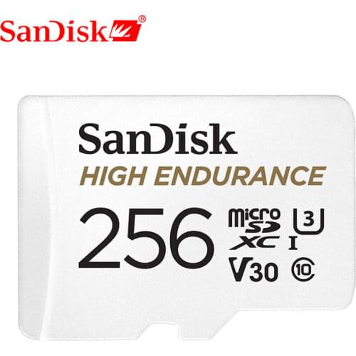 SanDisk HIGH ENDURANCE micro SD Card 32GB 64GB MicroSD Memory Card 128gb 256gb Class 10 U3 V30 Micro SDHC/SDXC Flash Card 4K HD