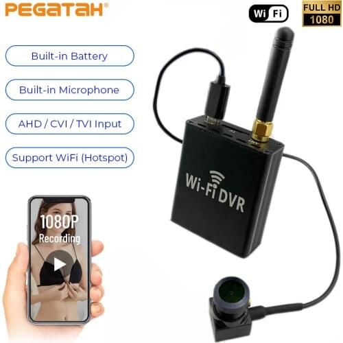 1080P Wifi Mini DVR CCTV Camera Kits Video surveillance recorder Onvif AHD DVR P2P Video Audio Battery Mini DVR Recorder TF Card