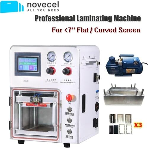 Novecel Q5mini 220V/110V LCD Laminating Machine OCA Laminator Universal for Samsung Edge Curve iPhone and Flat Screens Refurbish