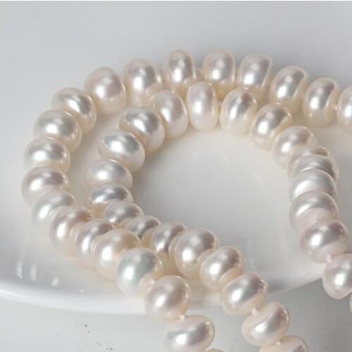 NEW 18" AAA 11 MM SOUTH SEA NATURAL White PEARL NECKLACE WHOLESALE