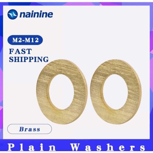 [M2-M20] Copper Meson Pad Sheet Metal Collar Brass Flat Washer DIN125 ISO7089