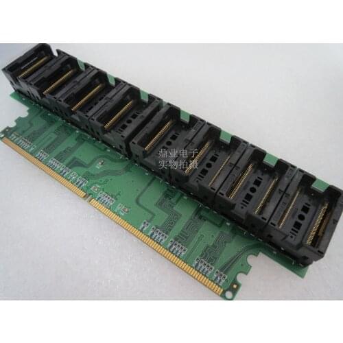 Original TI IC Test Seat DDR66PIN Burning Programm SSOP54PIN Socket Adapte DDR4