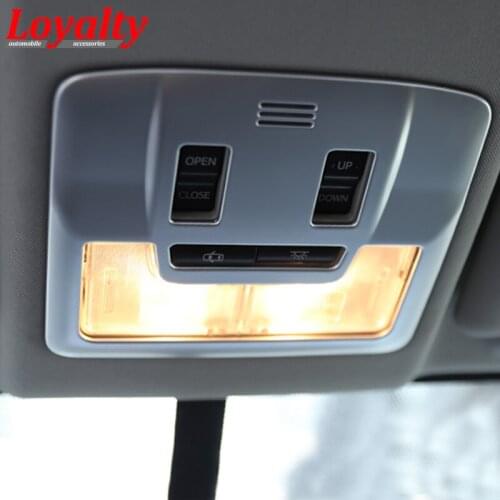 Loyalty for Toyota RAV4 2016 2017 Front + Rear Reading Light Lamp Sunroof Control Panel Trim Cover Car Accessories Auto Styling