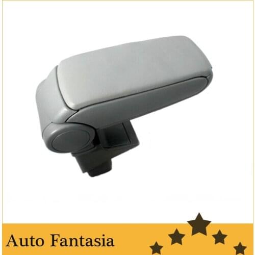 Center Console Armrest (Grey Leather) - for Honda Jazz first generation 2001-2008- free shipping