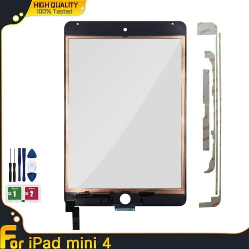Touch For iPad Mini 4 mini4 A1538 A1550 Touch Screen Front Glass Digitizer Panel Repair Replacement + Free Tools + Free Shipping