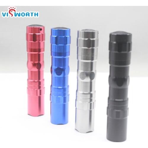 LED Flashlight Lamp Outdoor Camping Led Flashlight AA Battery 1W Led Sport Light 4 Color Mini Aluminium Body