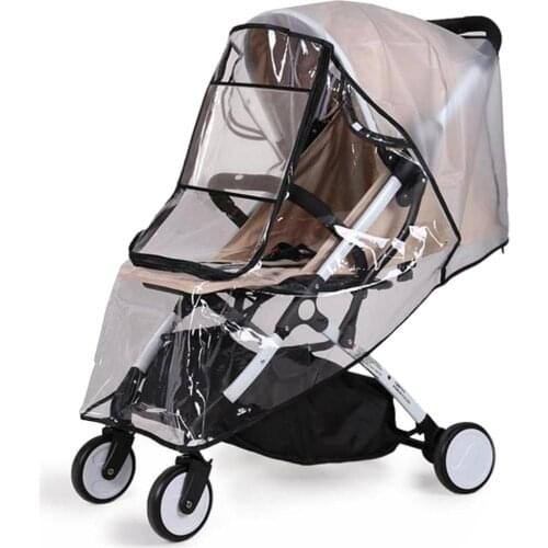 Stroller Rain Cover Waterproof PVC Universal Wind Dust Rain Cover For Baby Strollers Pushchairs Accessories