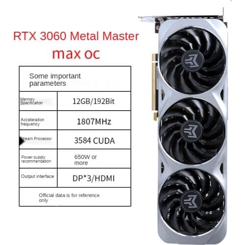 Second HandRTX 3060 Star/Major General/Metal Master 12G