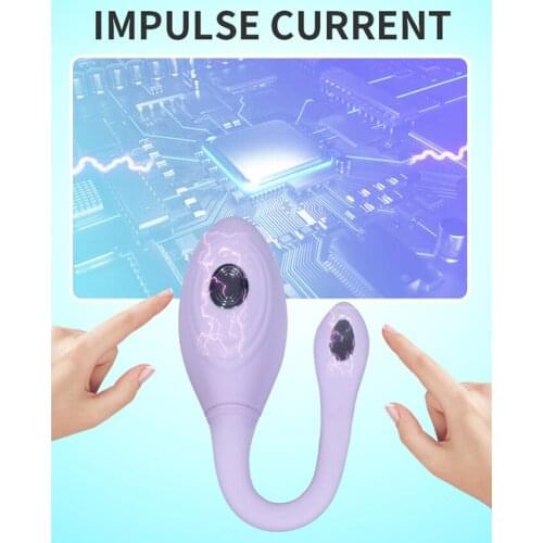 Womens Dildo Electric Shock Vibrator Wearable Panties Vibrating Egg Wireless Remote Control Vibrating Egg Vigina Ball Sex Toy