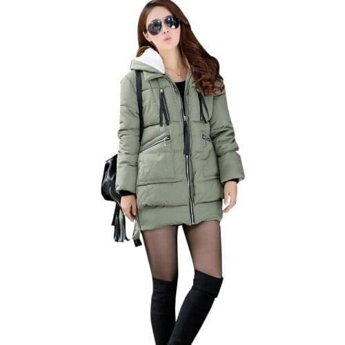 Winter Warm Maternity Coat Military Long Loose Hooded Thicken Down Coat For Pregnant Women Pregnancy Outwear Jackets Coats