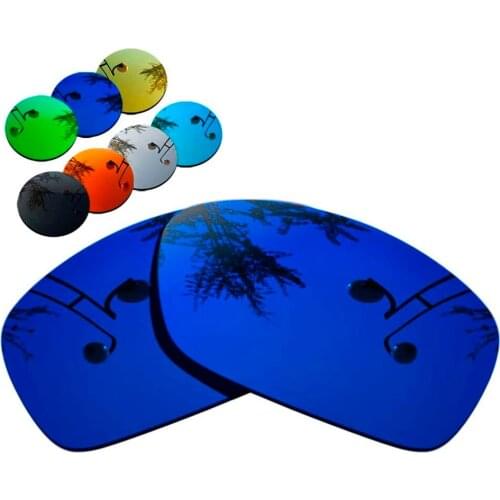 100% Precisely Cut Polarized Replacement Lenses for Hijinx Sunglasses Deep Blue Mirrored Coating Color- Choices