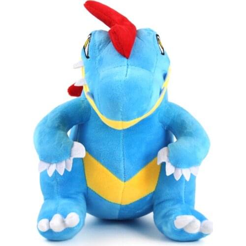 31cm Cartoon Anime Feraligatr Plush Toys Soft Stuffed Animals Doll Safe Crocodile gift for children