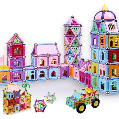 High quality 330PCS Child Early Education Magnet building block figure Amazing Magnetic stick toy toys set