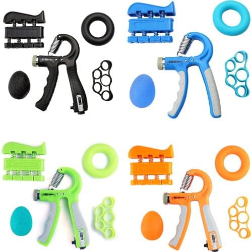 5Pcs/Set Spring Hand Grip Power Strength Expander For Hand Strengthener Finger Grip Power Grip Rehabilit Hand Trainer Expand