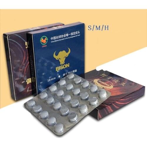 50/48pcs Pool Cue Tips 10/11/14mm Diameter S/M/H Hardness Tips Billiard Snooker Accessories