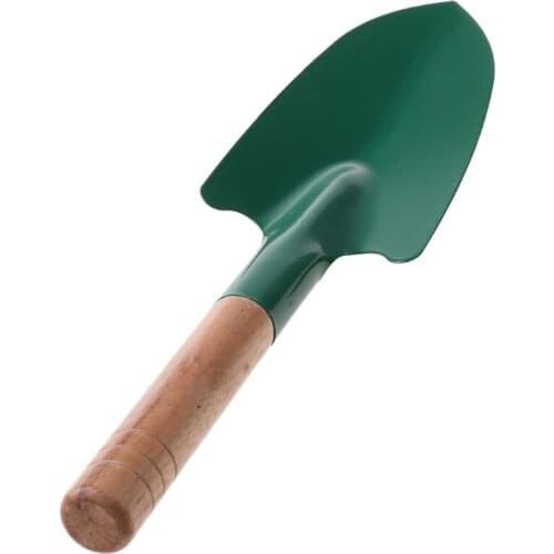 Wooden Handle Reinforced Gardening Shovel Loose Soil Planting Easy Use QXNB