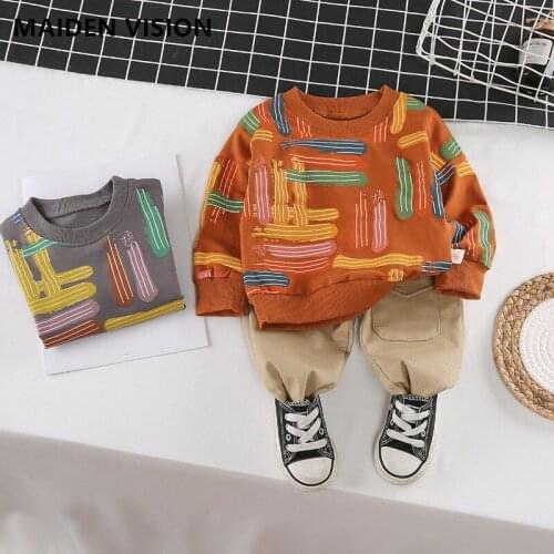 Childrens wear spring Kid Boy Girl Clothing Casual Tracksuit Long Sleeve printing Sets Infant Clothes Baby Pants 1 2 3 4 Years
