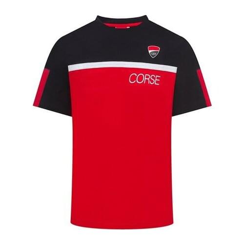 For Ducati Fans Short-Sleeved MOTO GP Racing T-shirt Summer Quick Dryround Neck Motorcycle