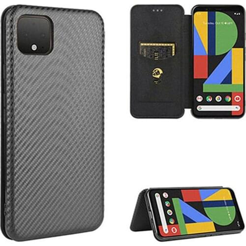 For Google Pixel 4 Case Luxury Carbon Fiber Skin Magnetic Adsorption Case For Google Pixel 4 XL 4XL Pixel4 Pixel4XL Phone Bags