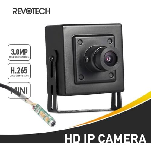 H.265 Audio Mini Type HD 3MP IP Camera 1296P / 1080P Metal Indoor Security Camera ONVIF P2P Video Surveillance CCTV Cam