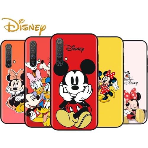 Little Mickey Disney for OPPO Realme V15 X5 X3 X50 X7 X2 C17 C11 C3 C2 7 7i 6 6S 6i 5 3 2 Pro Soft Black Phone Case