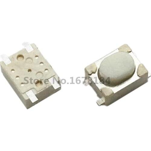 50pcs/lot Micro Button Tact Switch SMD 4Pin 3X4X2.5MM White Tactile Tact Push Button Micro Switch Momentary 3*4*2.5mm