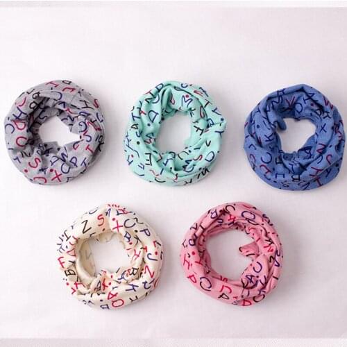 New 2019 Spring Autumn Childrens cotton scarf Baby Scarf Kids boys and girls scarves Child collars O Ring magic neckerchief