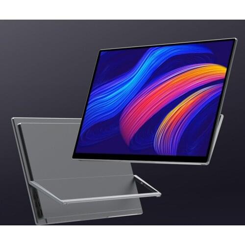Eyoyo 13.3" Portable Monitor 4K Touch with Battery for PC Laptop Switch Phone PS5 XBOX USB USB-C Second Screen UHD 3840x2160 Dis