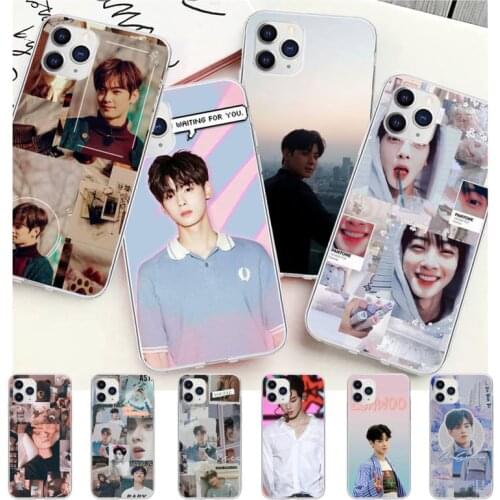 True Beauty Cha Eun Woo Transparent Mobile Phone Case For IPhone 12 11 Pro Max Xs X Xr 7 8 6 6s Plus 5 5s Se 2020 Clear Cover