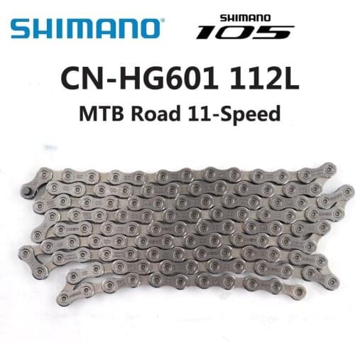 SHIMANO 105 DEORE SLX HG601 Chain 11-Speed Mountain Bike Bicycle Chain CN-HG601 MTB Road Bike 5800 M7000 Chains
