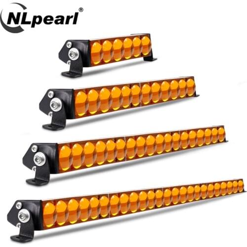 NLpearl 7'' 13'' 20'' 25'' 32'' 38'' Led Light Bar for Offroad Truck Car Tractor Boat 4X4 4WD UAZ ATV 12 Volt Led Bar Spot Beam