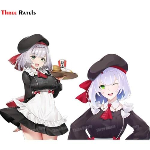 Three Ratels A285 Cool Girl Noelle Genshin Impact Decal For Room Camp Decor Decal Wall Art Car Sticker Graphic