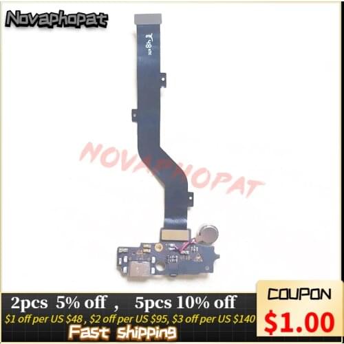 Novaphopat For ZTE Axon 7 mini B2017 USB Dock Charger Charging Port Main board Connect Flex Cable Microphone Vibrator