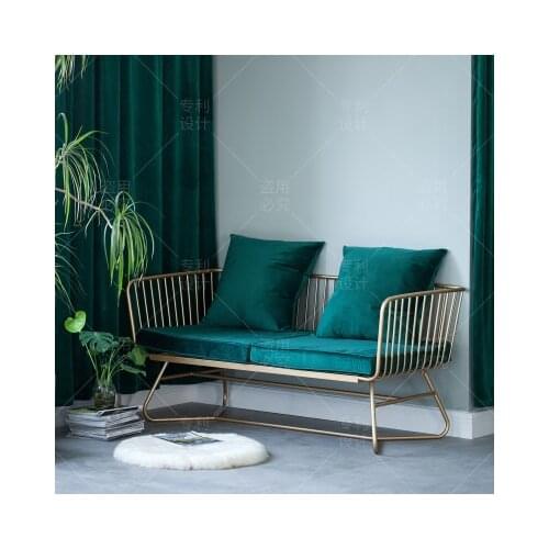 Iron Art Sofa Chair Modern Armchair Living Room Furniture Single Lazy Sofa Balcony Home Backrest Leisure Iron Art Nordic Sofas