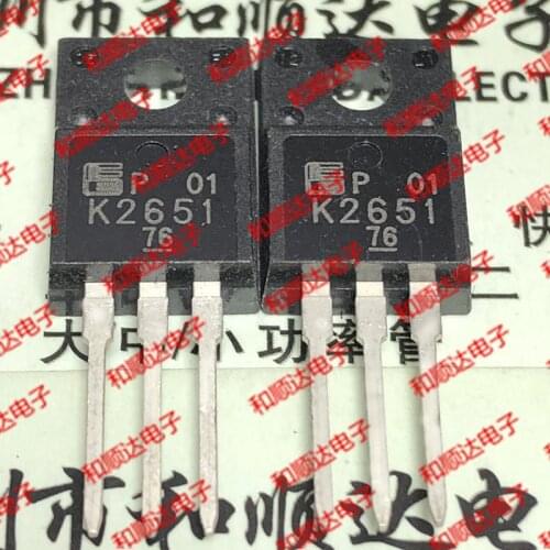 10pcs/lot K2651 2SK2651 New stock TO-220F 900V 6A