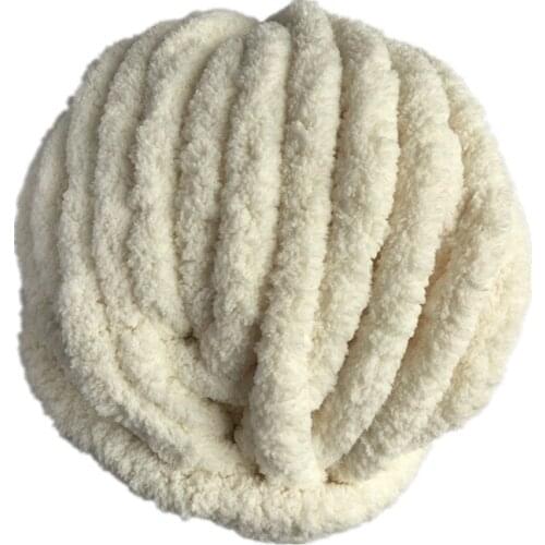 2balls/lot 500g supper thickened chenille yarn handmade bulky chenille yarn 2.5cm width for pillow blanket
