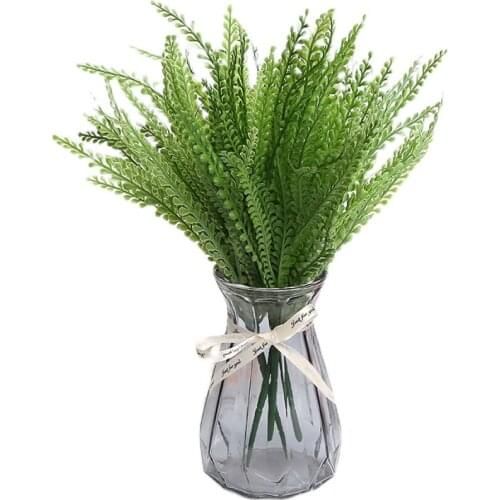 40cm Spray Persian grass Fern Leaf Plant Trees Nodern Home Decor Artificial Flower Wedding Party Home Office